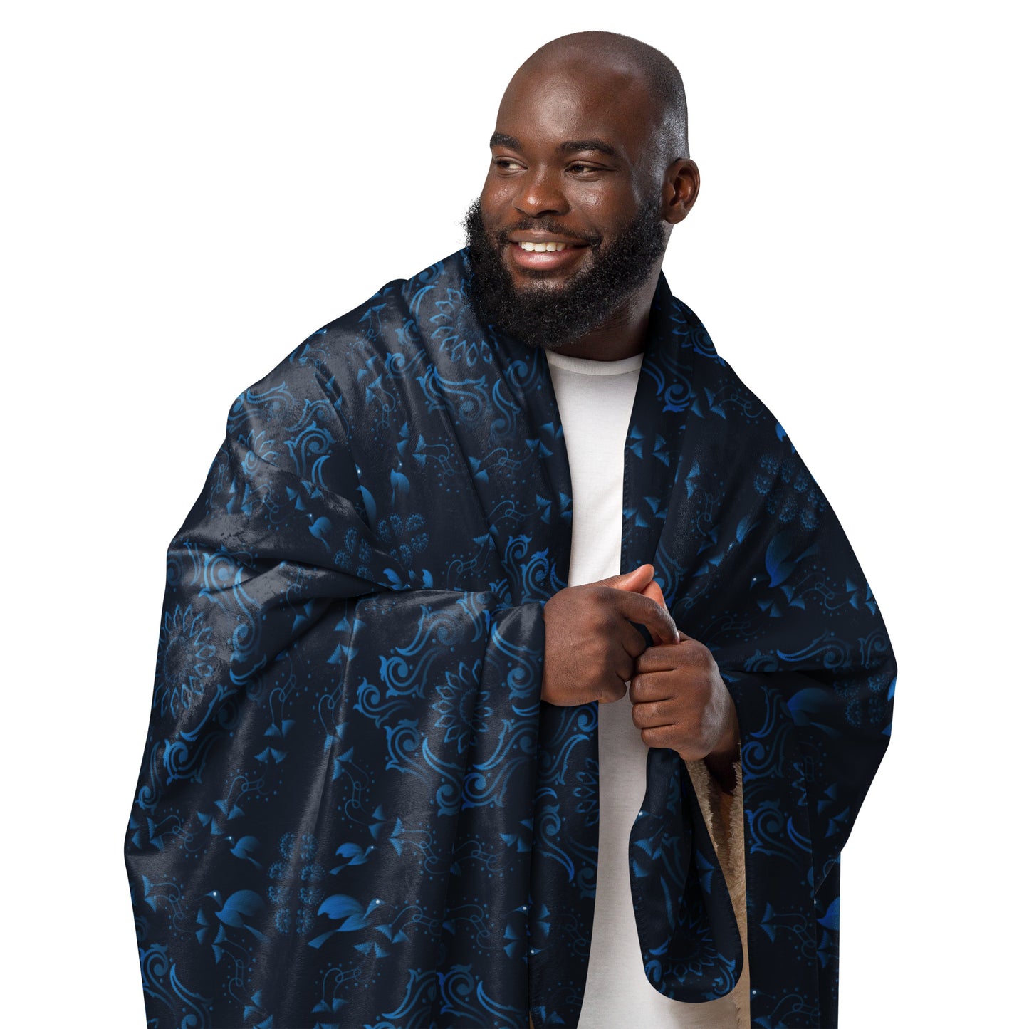 Sherpa blanket Kukloso Kuklos No 4369 Pattern 60" x 80" - Free Shipping