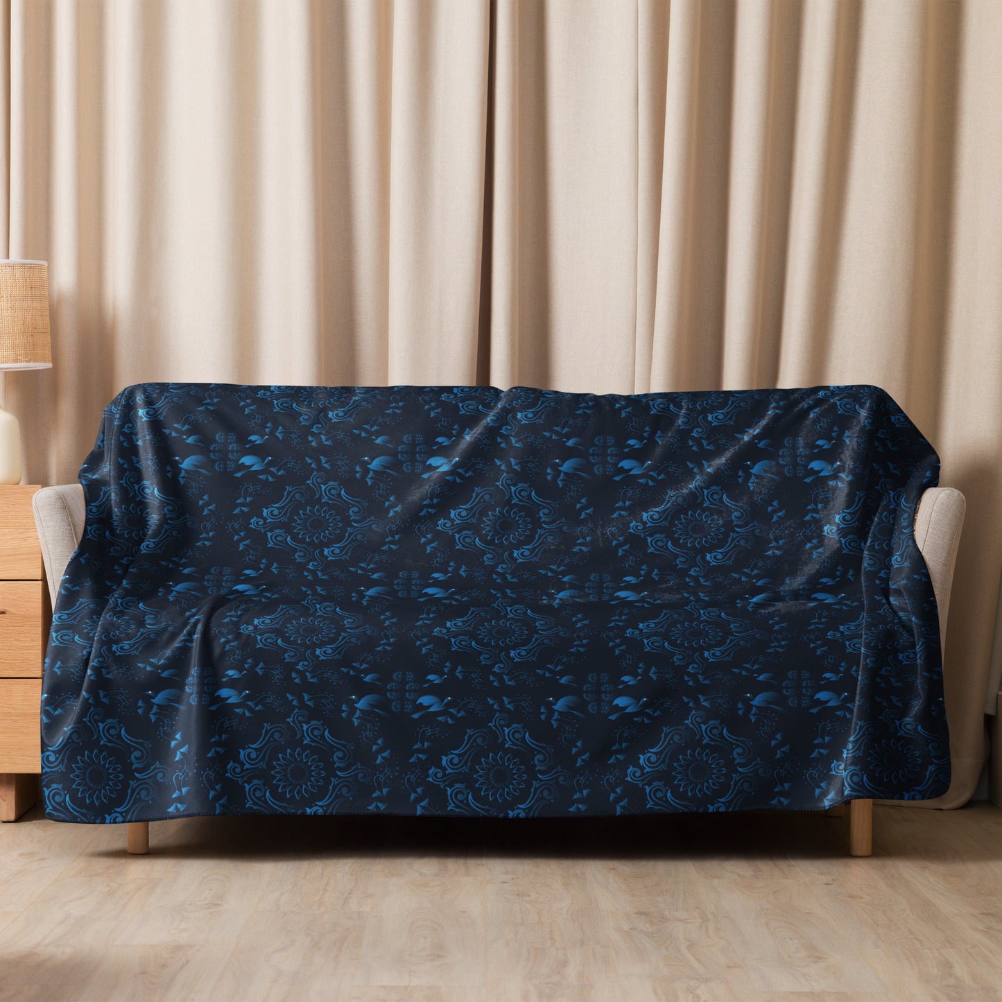 Sherpa blanket Kukloso Kuklos No 4369 Pattern 60" x 80" - Free Shipping