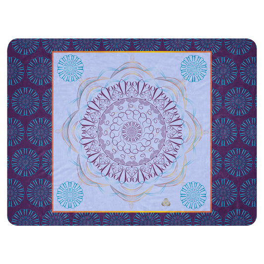 Sherpa blanket Kukloso Kuklos No 4386 Pattern 60" x 80" - Free Shipping