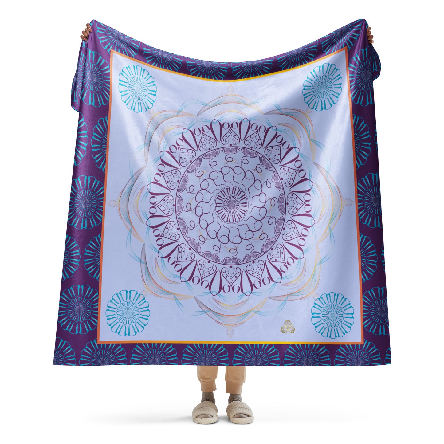 Sherpa blanket Kukloso Kuklos No 4386 Pattern 60" x 80" - Free Shipping