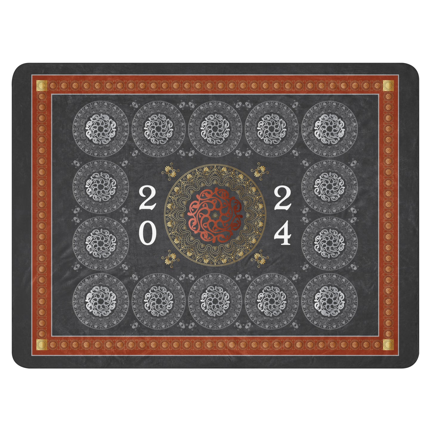 Sherpa blanket Kukloso Kuklos No 4388 Pattern 60" x 80" - Free Shipping