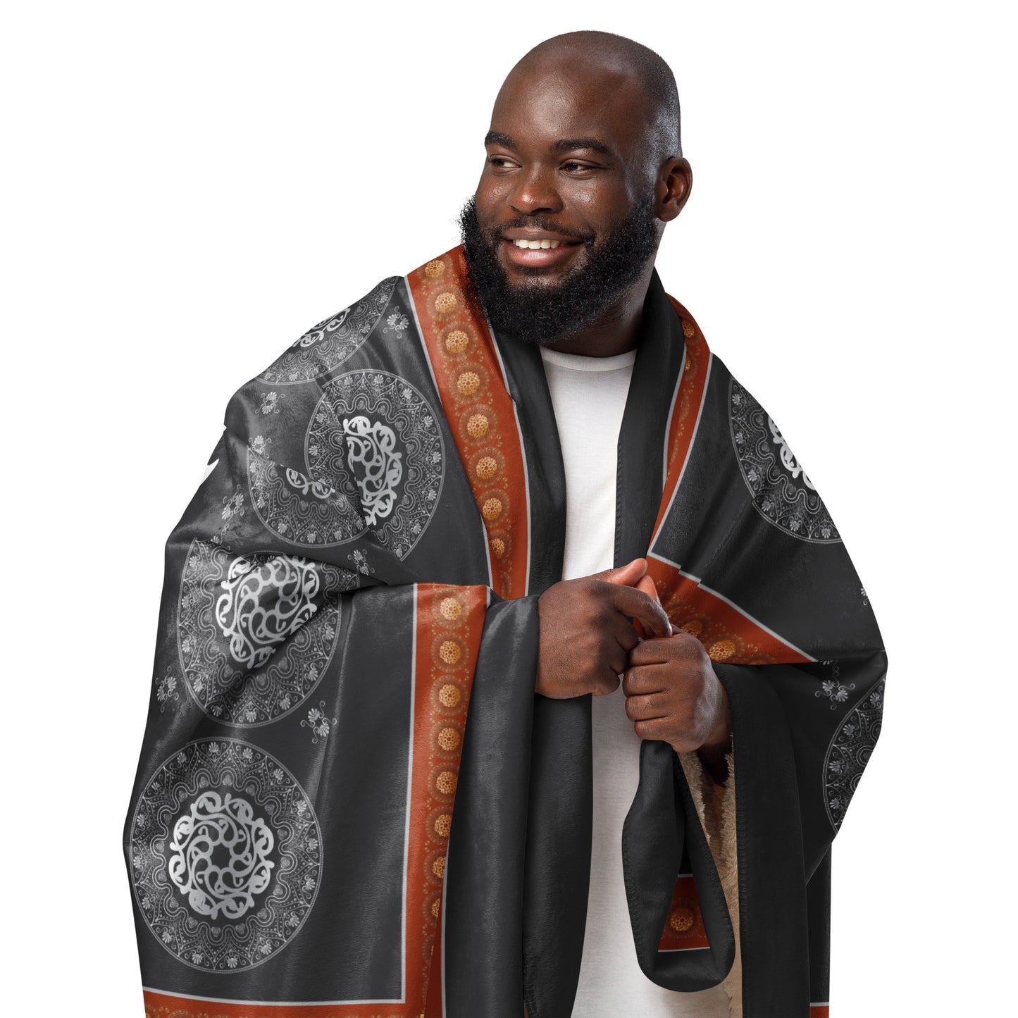 Sherpa blanket Kukloso Kuklos No 4388 Pattern 60" x 80" - Free Shipping