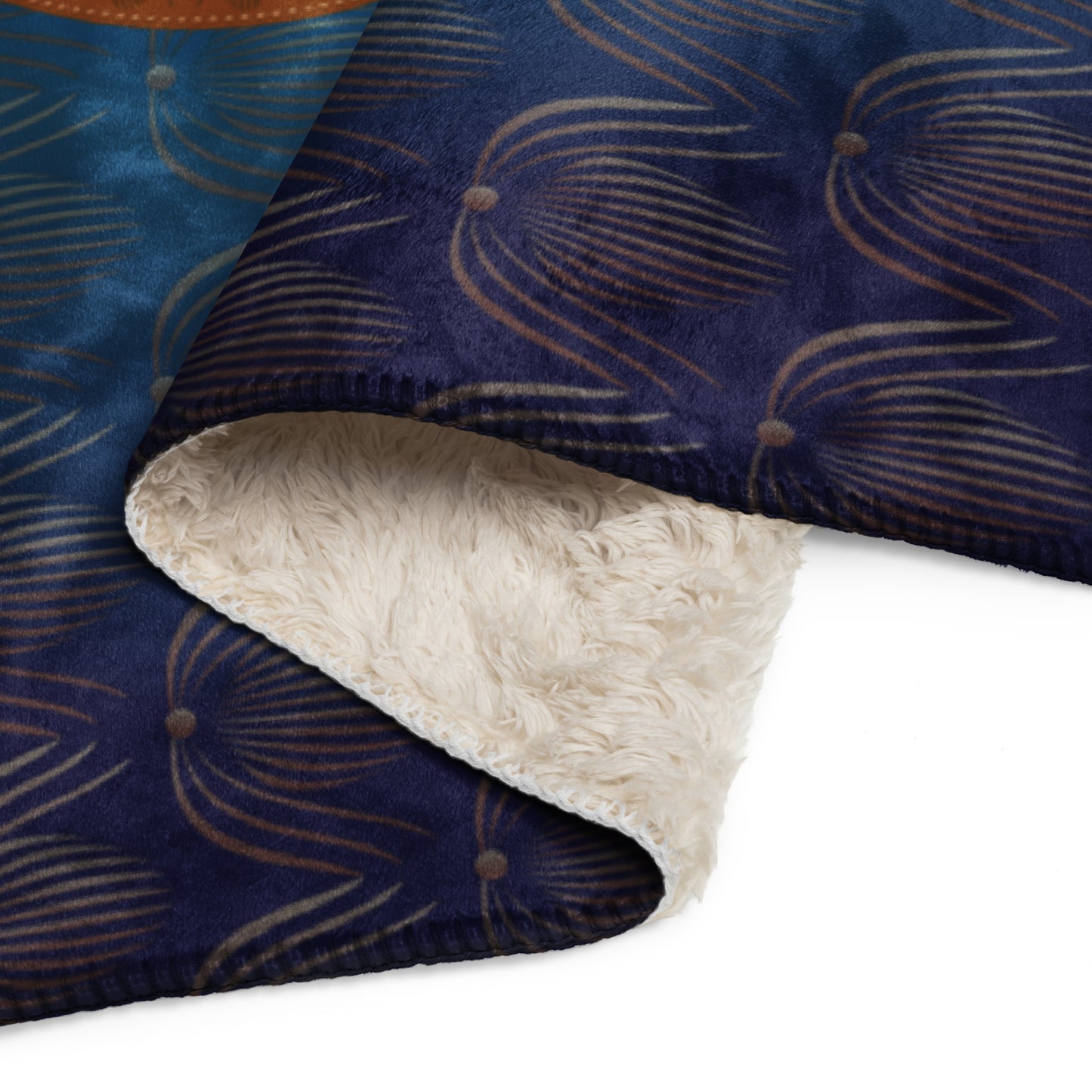 Sherpa blanket Kukloso Kuklos No 4302 B Pattern 60" x 80" - Free Shipping