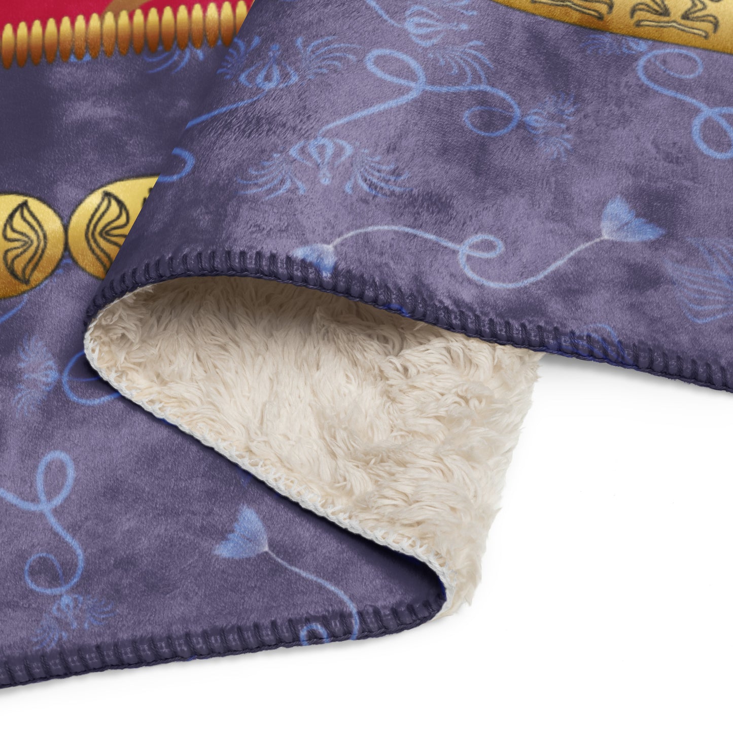 Sherpa blanket Kukloso Kuklos No 4375 A Pattern 60" x 80" - Free Shipping
