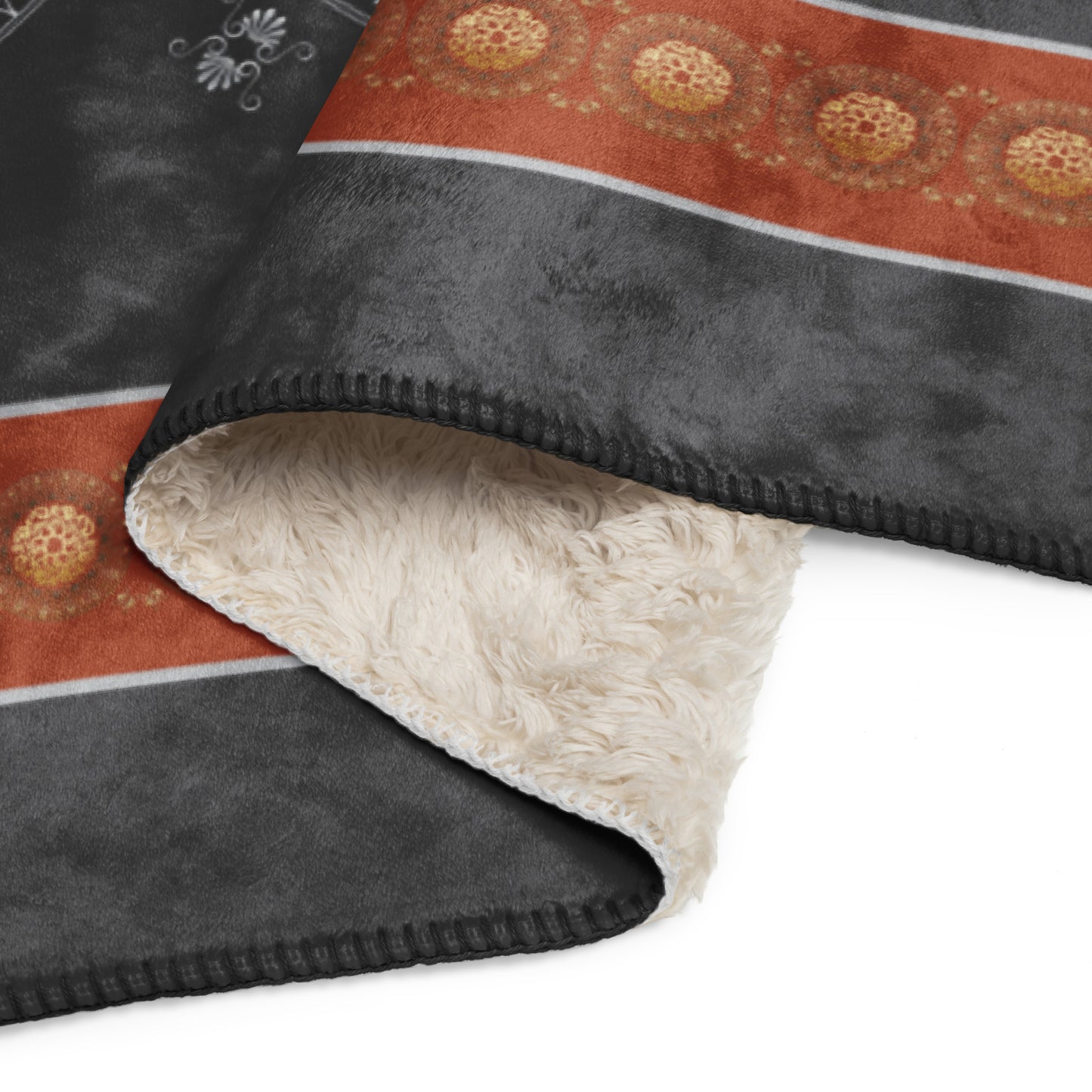 Sherpa blanket Kukloso Kuklos No 4388 Pattern 60" x 80" - Free Shipping