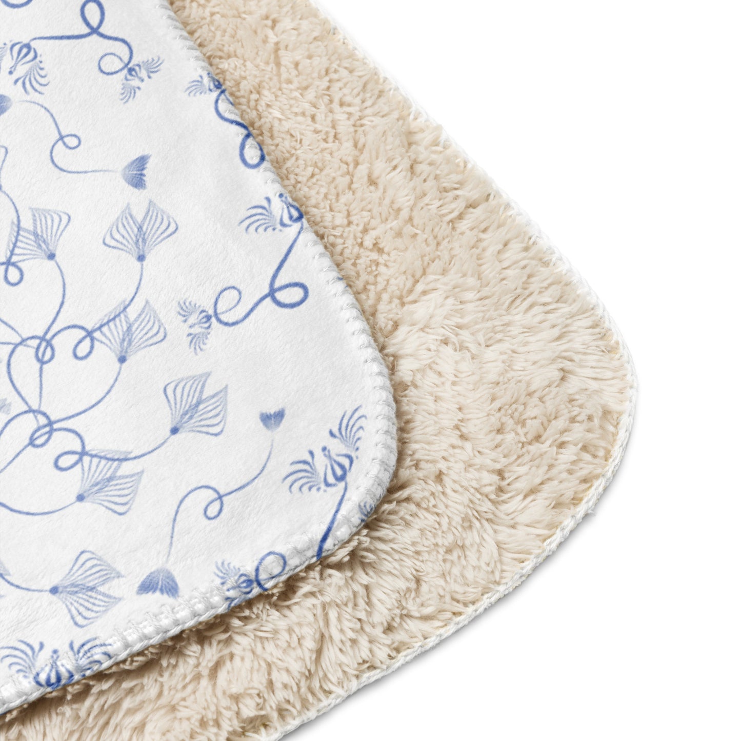 Sherpa blanket Kukloso Abstractical No 19 60"x80" - Free Shipping
