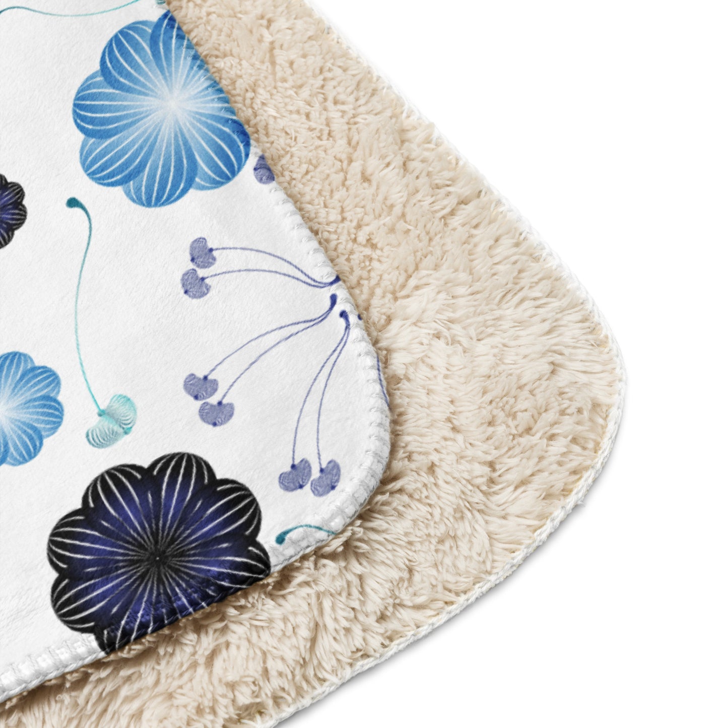 Sherpa blanket Kukloso Abstractical No 272 60"x80" - Free Shipping