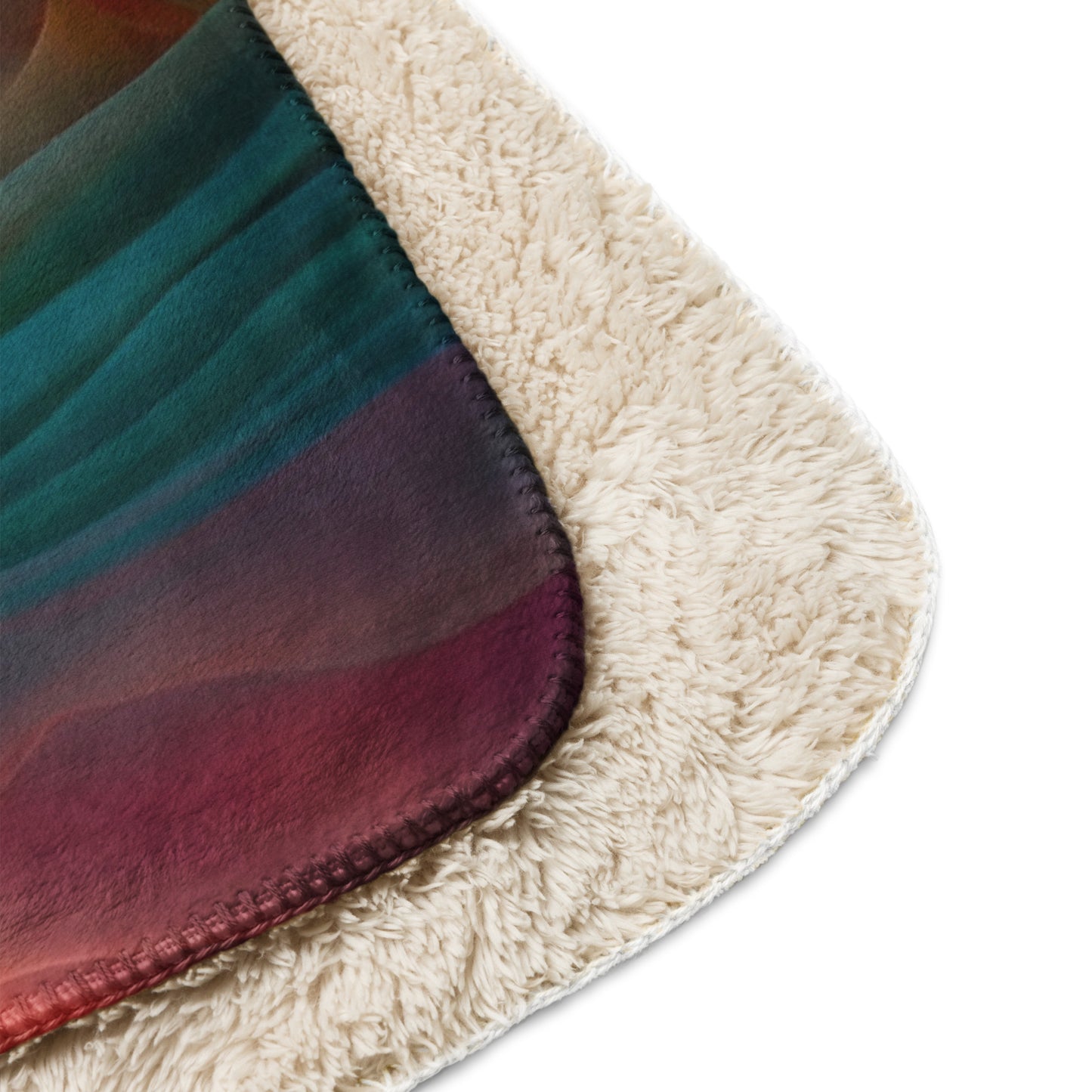 Sherpa blanket Kukloso Color Flows No 5 60"x80" - Free Shipping