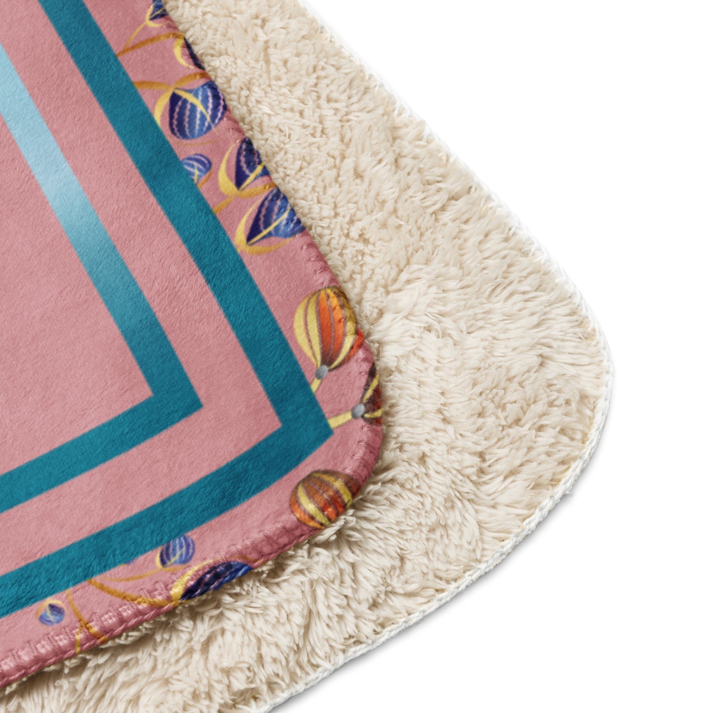 Sherpa blanket Kukloso Kuklos No 4403-4407 Collage No 1 60"x 80" - Free Shipping