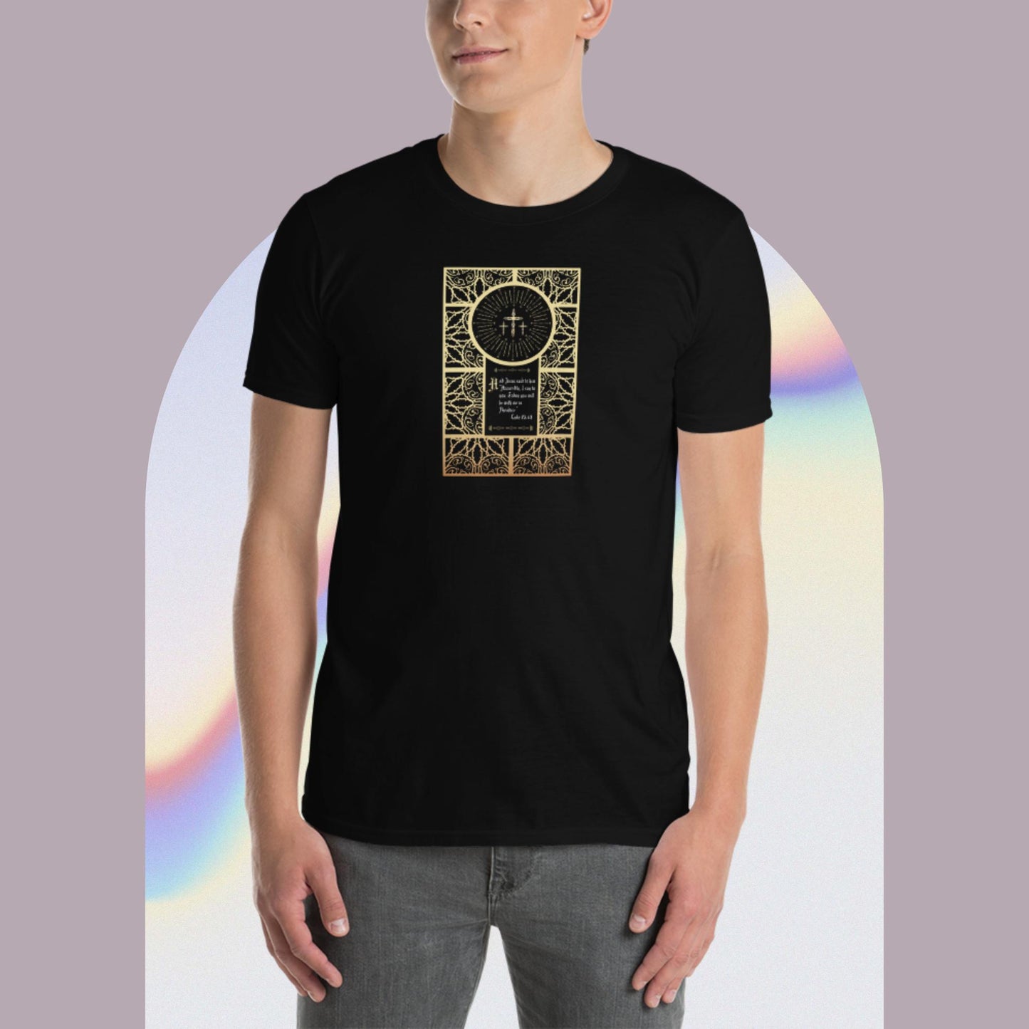 Short-Sleeve Unisex T-Shirt Kukloso " And Jesus said to him....Assuredly, I say to you..." - Luke 23:43