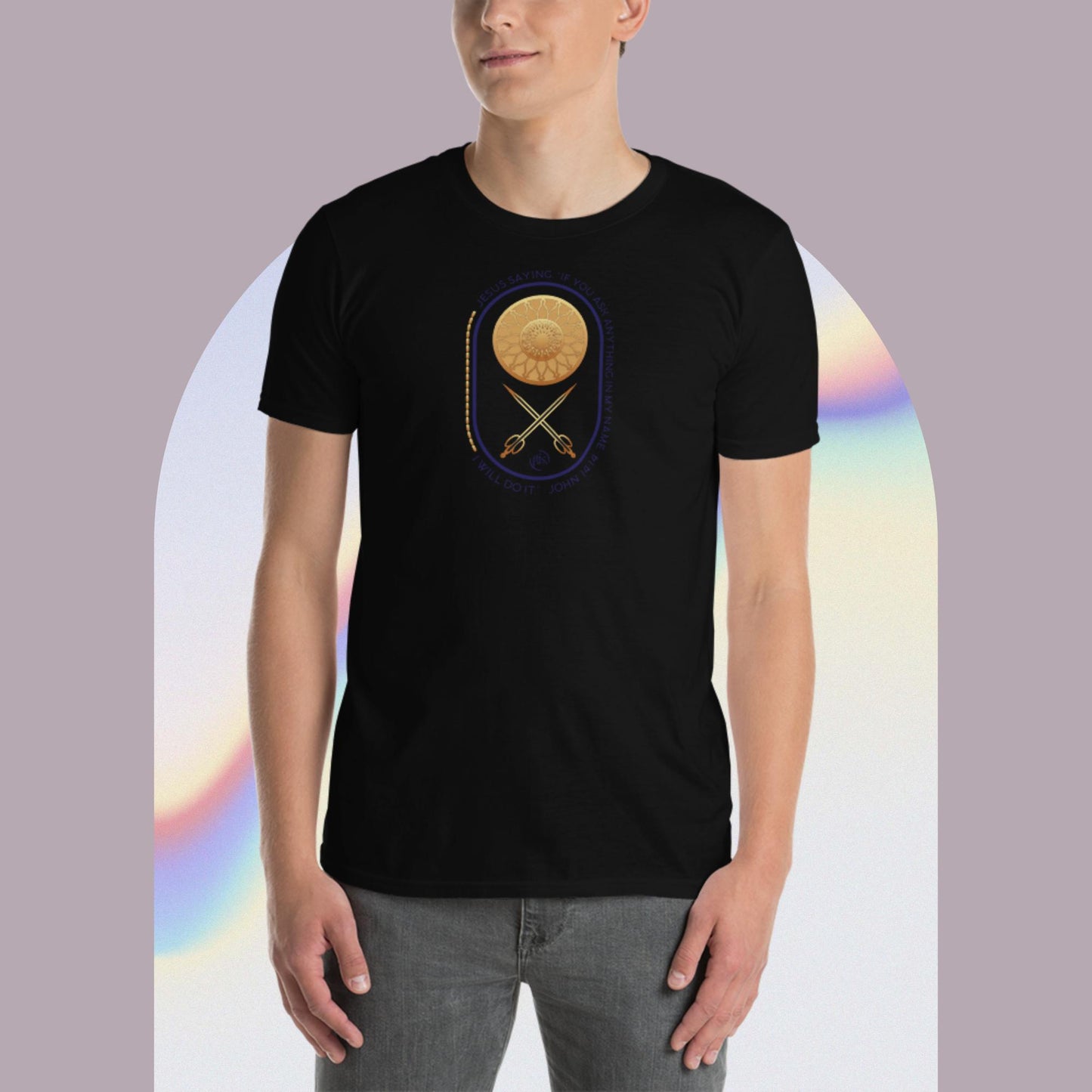 Short-Sleeve Unisex T-Shirt Kukloso Christian John 14:14 No 3 Ver 2 - Free Shipping