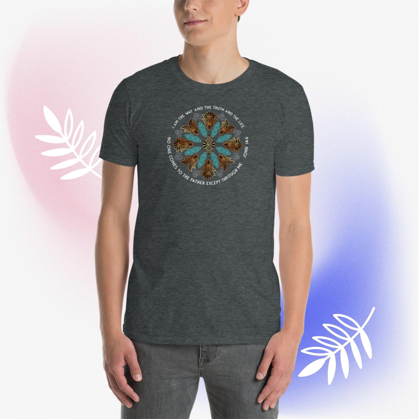 Short-Sleeve Unisex T-Shirt Kukloso Christian John 14:6 - Free Shipping