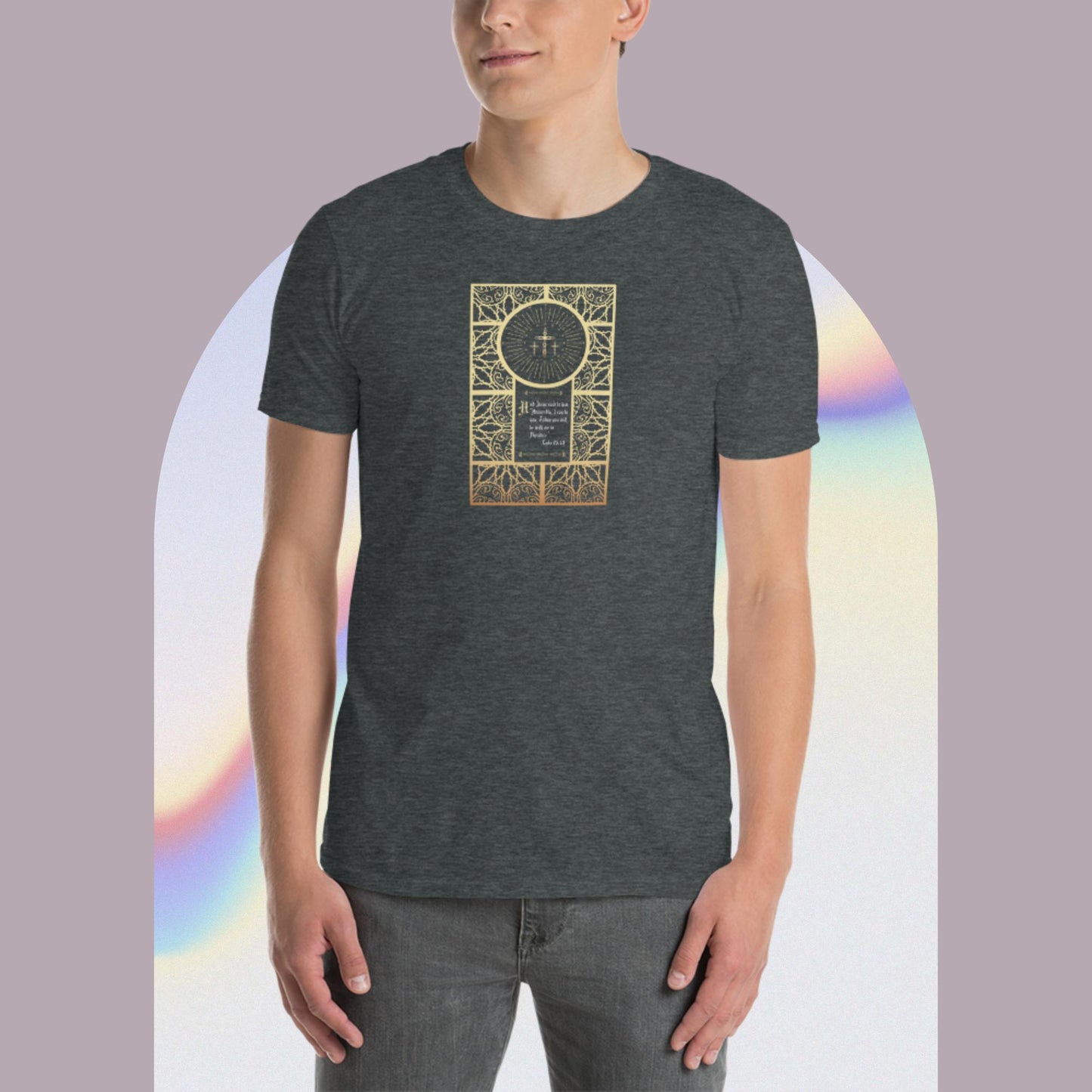 Short-Sleeve Unisex T-Shirt Kukloso " And Jesus said to him....Assuredly, I say to you..." - Luke 23:43