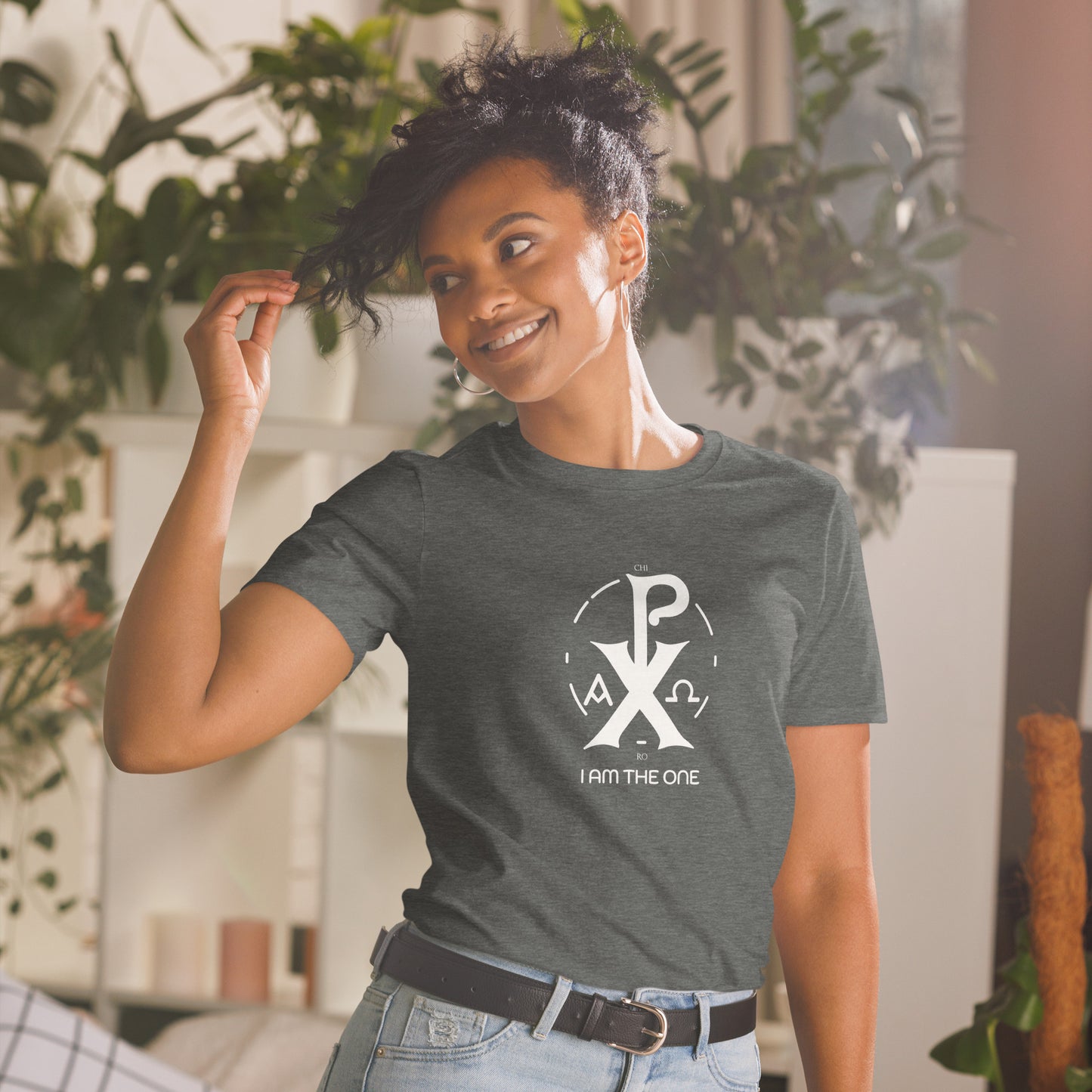 Short-Sleeve Unisex T-Shirt Kukloso Ver 1 PX - Chi Ro Christogram - Free Shipping