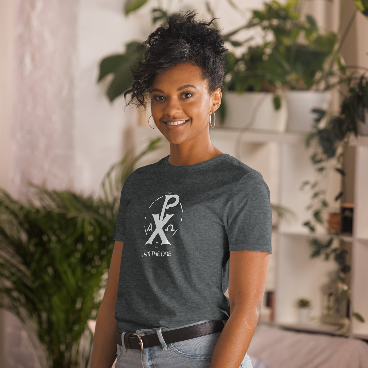 Short-Sleeve Unisex T-Shirt Kukloso Ver 1 PX - Chi Ro Christogram - Free Shipping