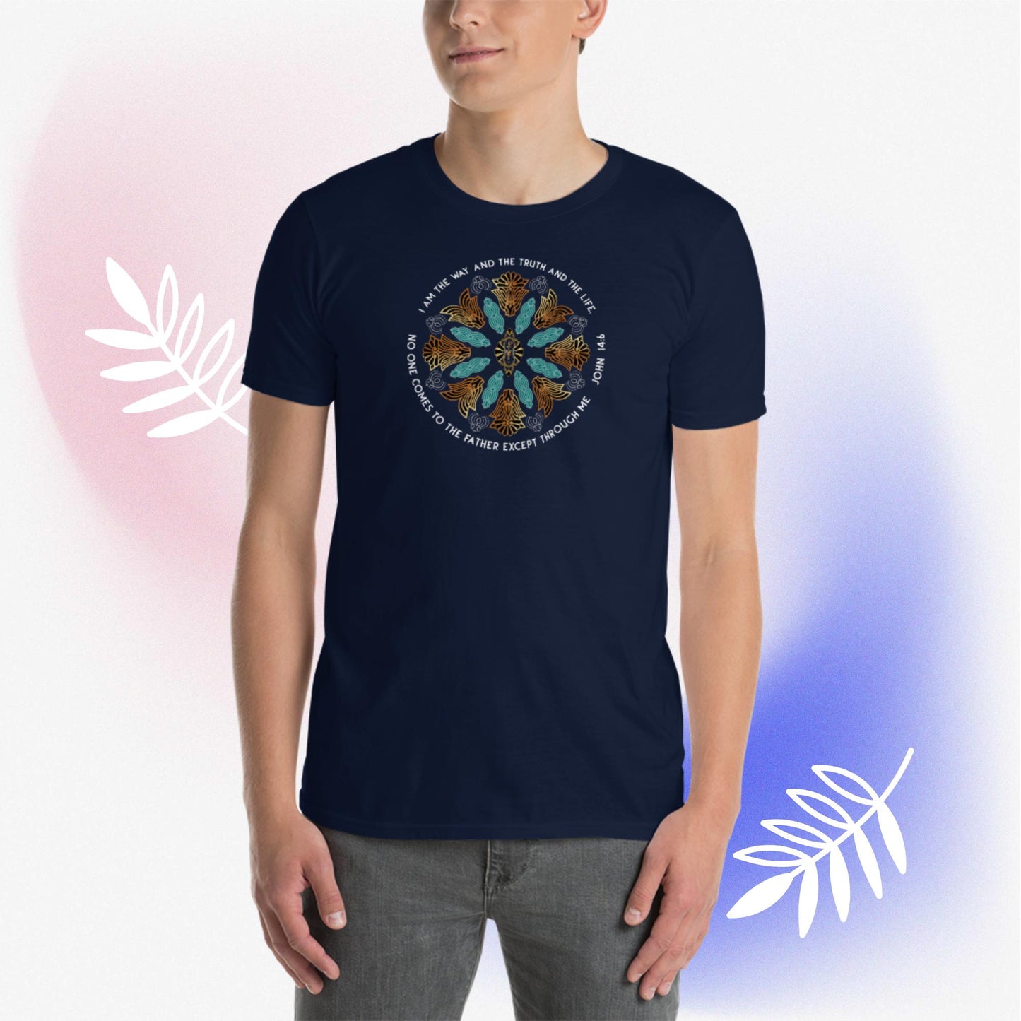 Short-Sleeve Unisex T-Shirt Kukloso Christian John 14:6 - Free Shipping