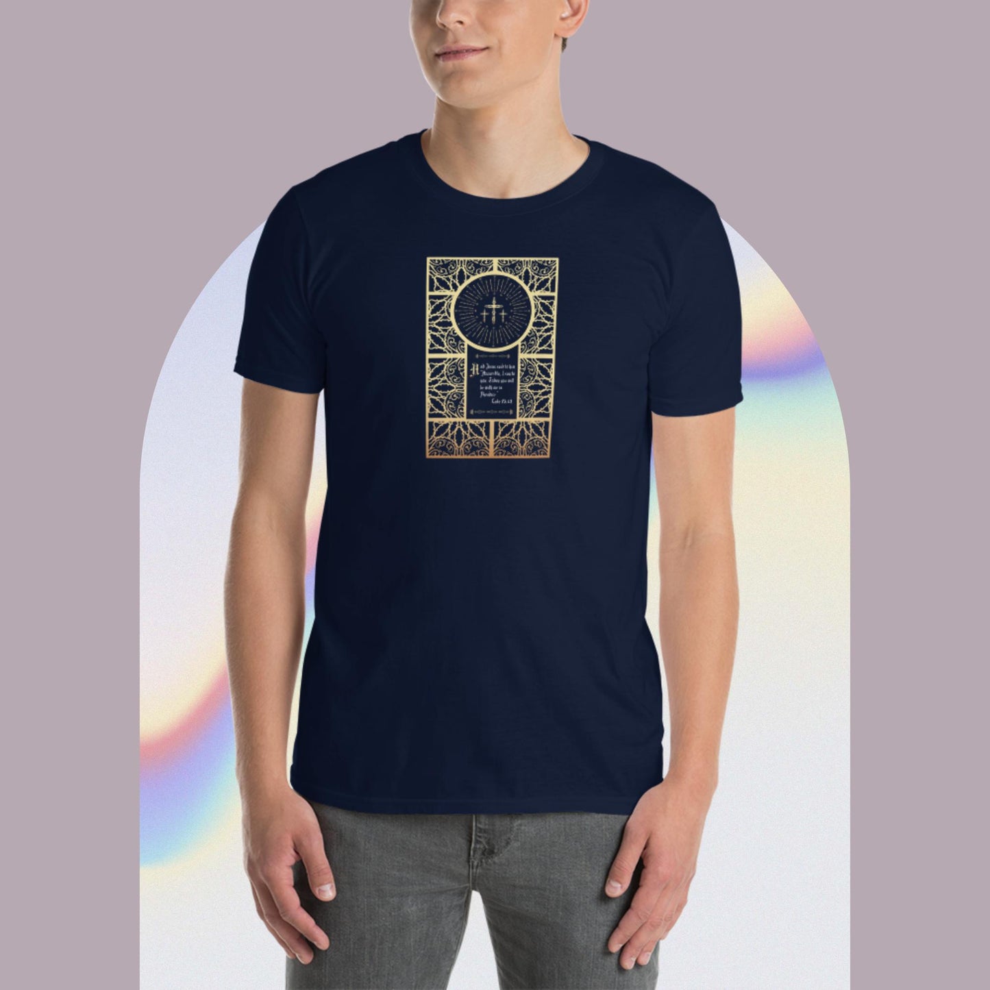 Short-Sleeve Unisex T-Shirt Kukloso " And Jesus said to him....Assuredly, I say to you..." - Luke 23:43