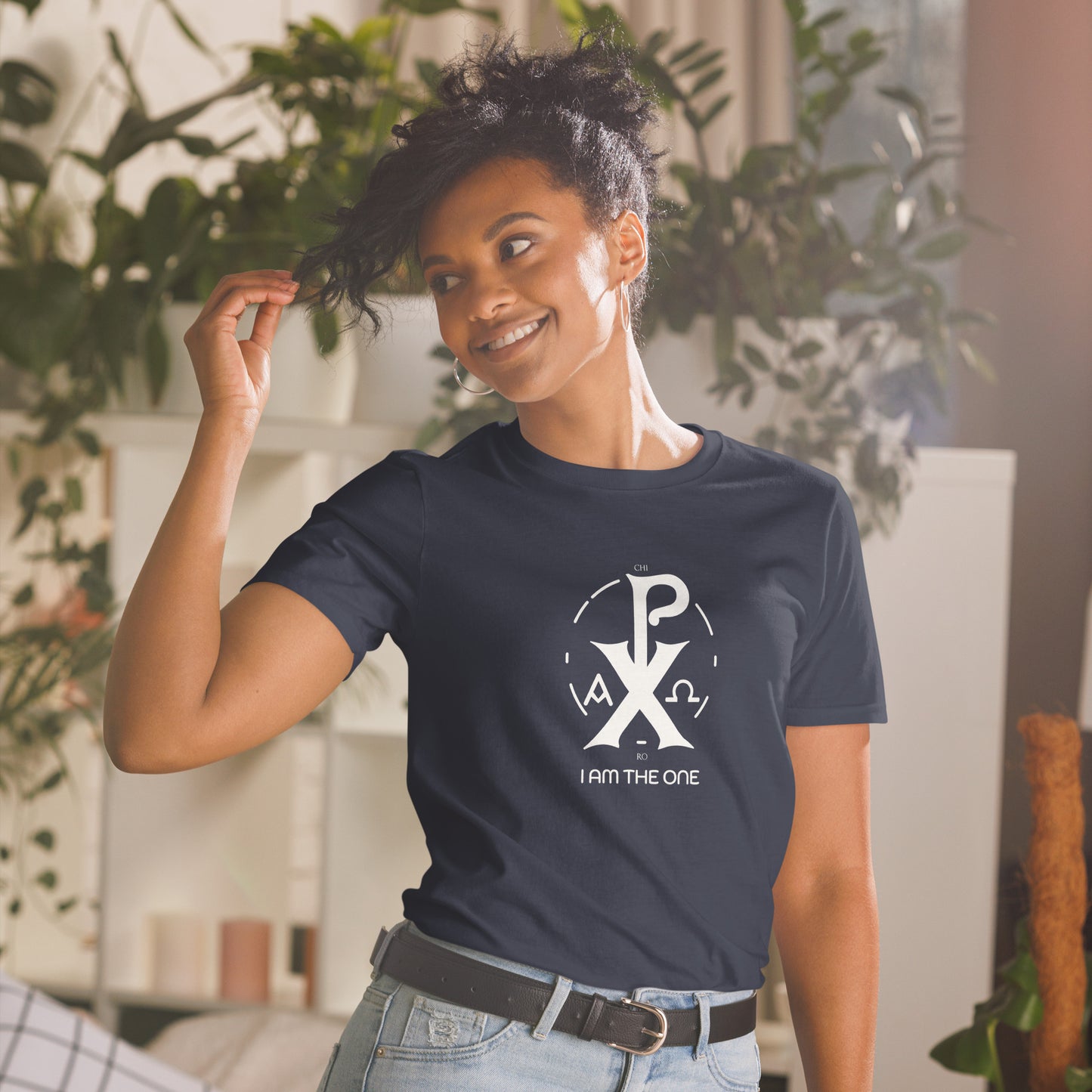 Short-Sleeve Unisex T-Shirt Kukloso Ver 1 PX - Chi Ro Christogram - Free Shipping