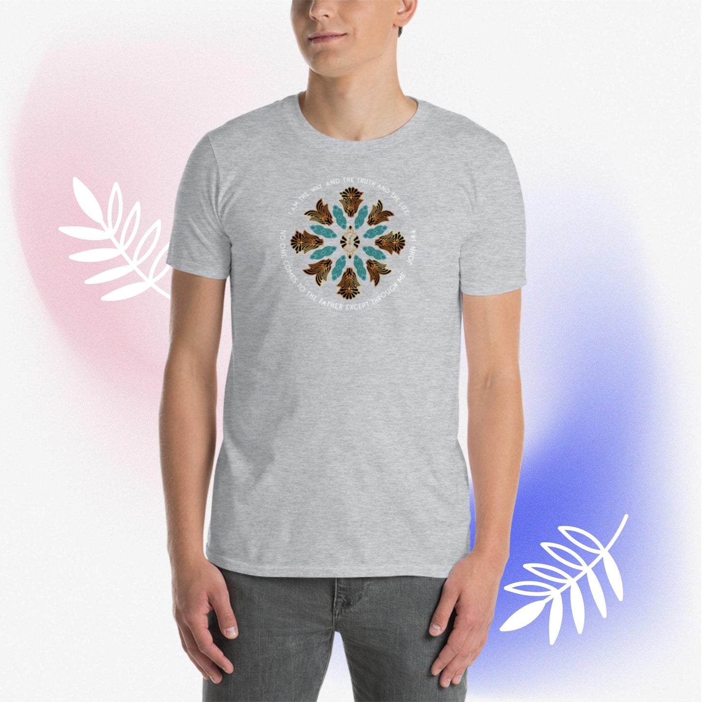 Short-Sleeve Unisex T-Shirt Kukloso Christian John 14:6 - Free Shipping