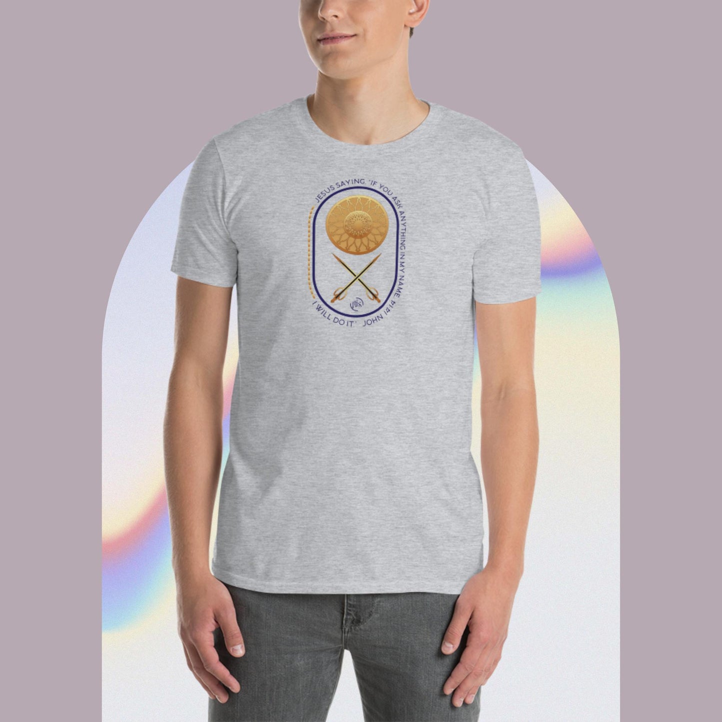 Short-Sleeve Unisex T-Shirt Kukloso Christian John 14:14 No 3 Ver 2 - Free Shipping