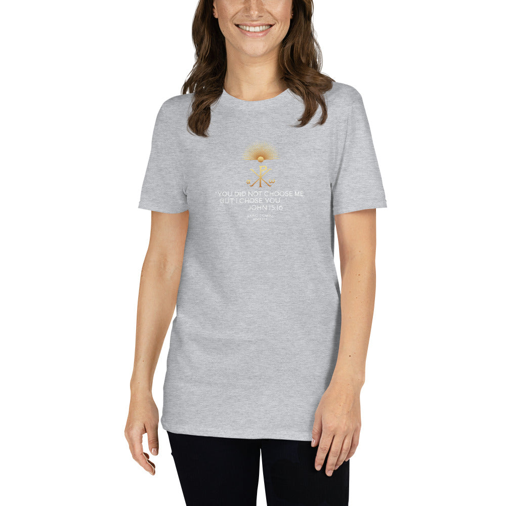 Short-Sleeve Unisex T-Shirt Kukloso Christian John 15:16 No 1 Ver 1 - Free Shipping