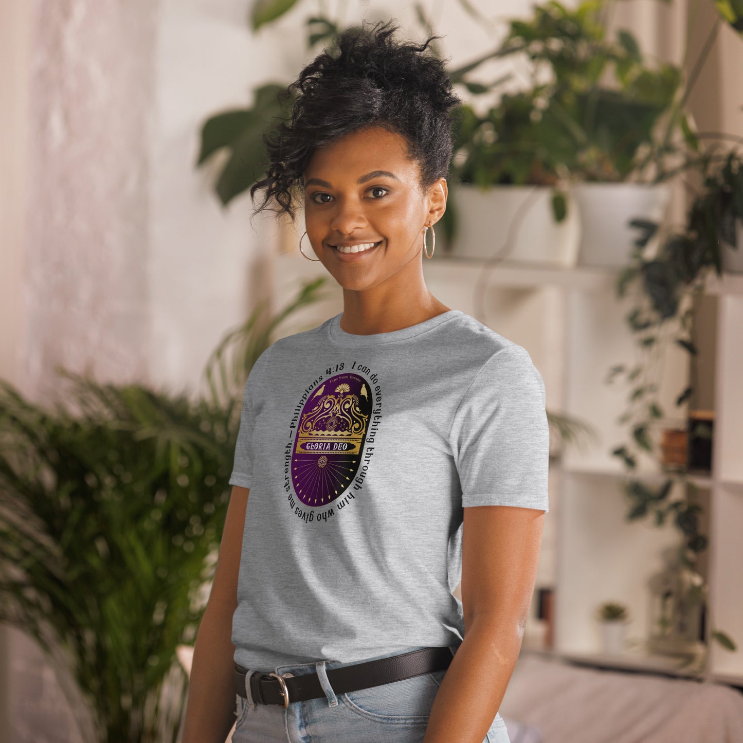Short-Sleeve Unisex T-Shirt Christian - Soli Deo Gloria - Free Shipping