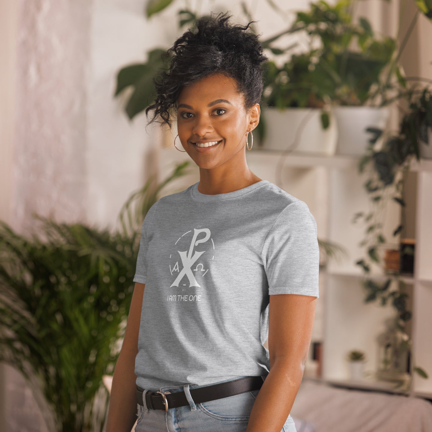 Short-Sleeve Unisex T-Shirt Kukloso Ver 1 PX - Chi Ro Christogram - Free Shipping