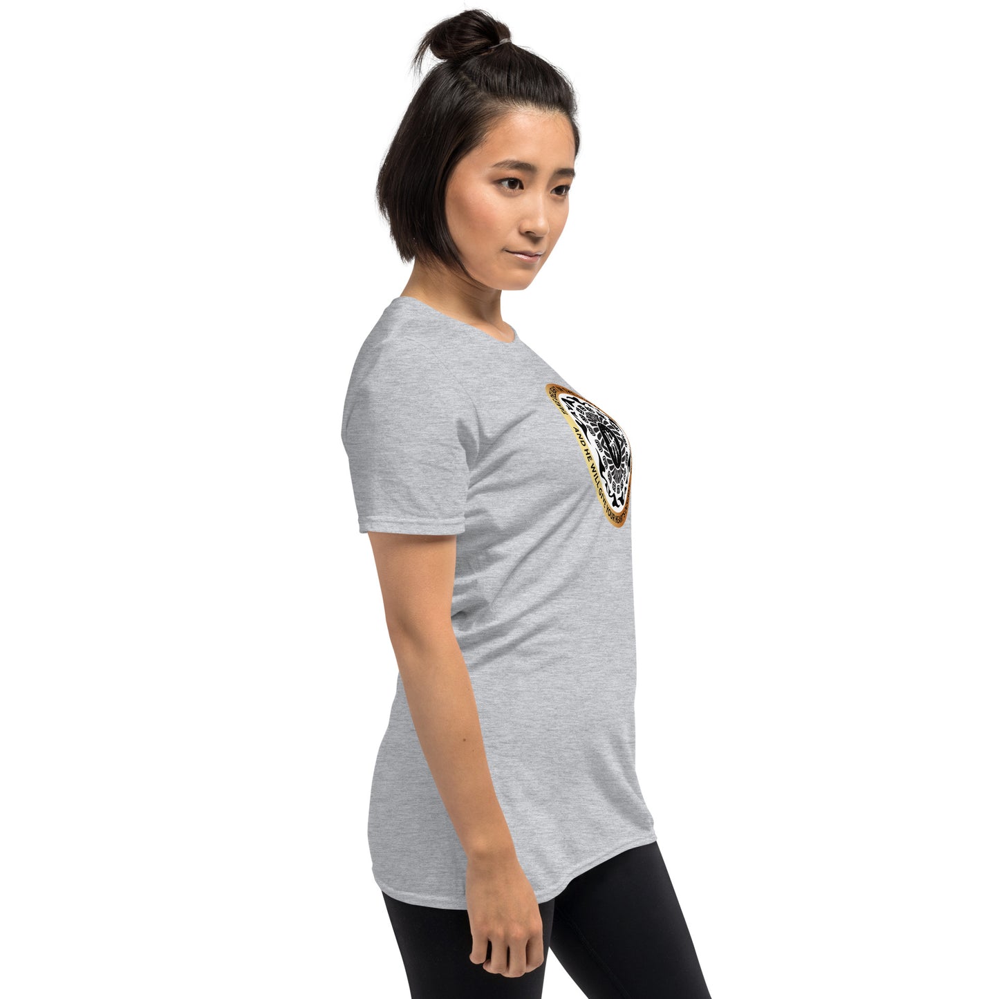 Short-Sleeve Unisex T-Shirt Kukloso Christian Psalm 37:4 Ver 3 - Free Shipping