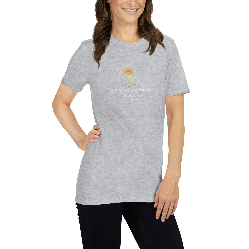 Short-Sleeve Unisex T-Shirt Kukloso Christian John 15:16 No 1 Ver 1 - Free Shipping