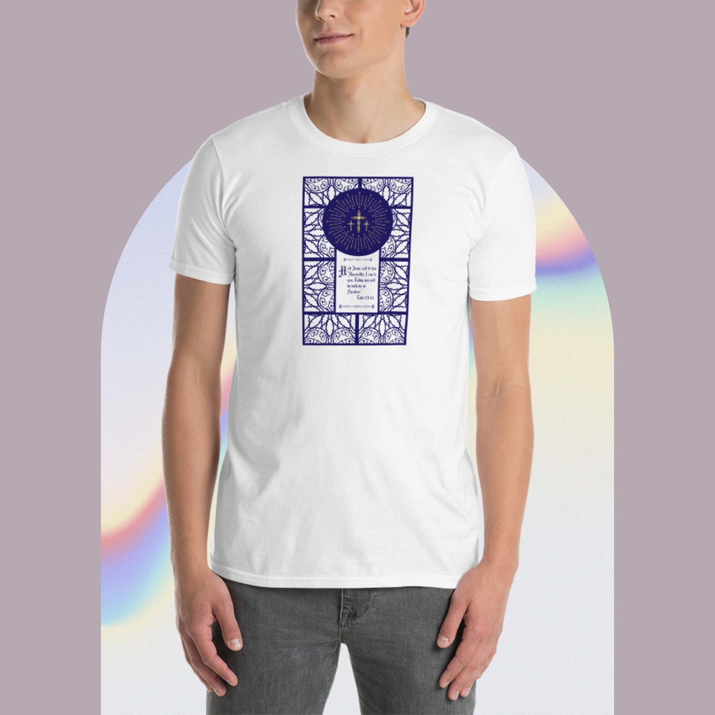 Short-Sleeve Unisex T-Shirt Kukloso No 2 - " And Jesus said to him....Assuredly, I say to you..." - Luke 23:43
