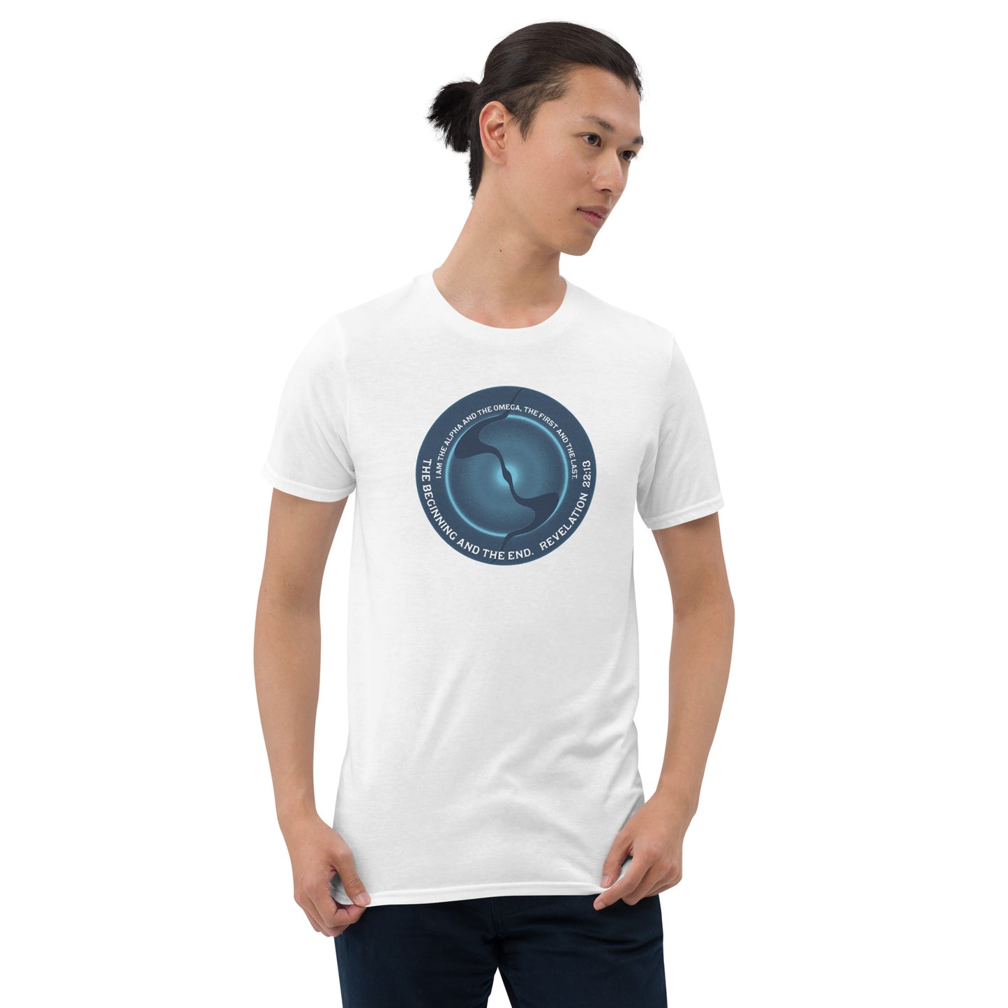 Short-Sleeve Unisex T-Shirt Kukloso Revelation 22:13 "I Am The Alpha and The Omega" - Free Shipping