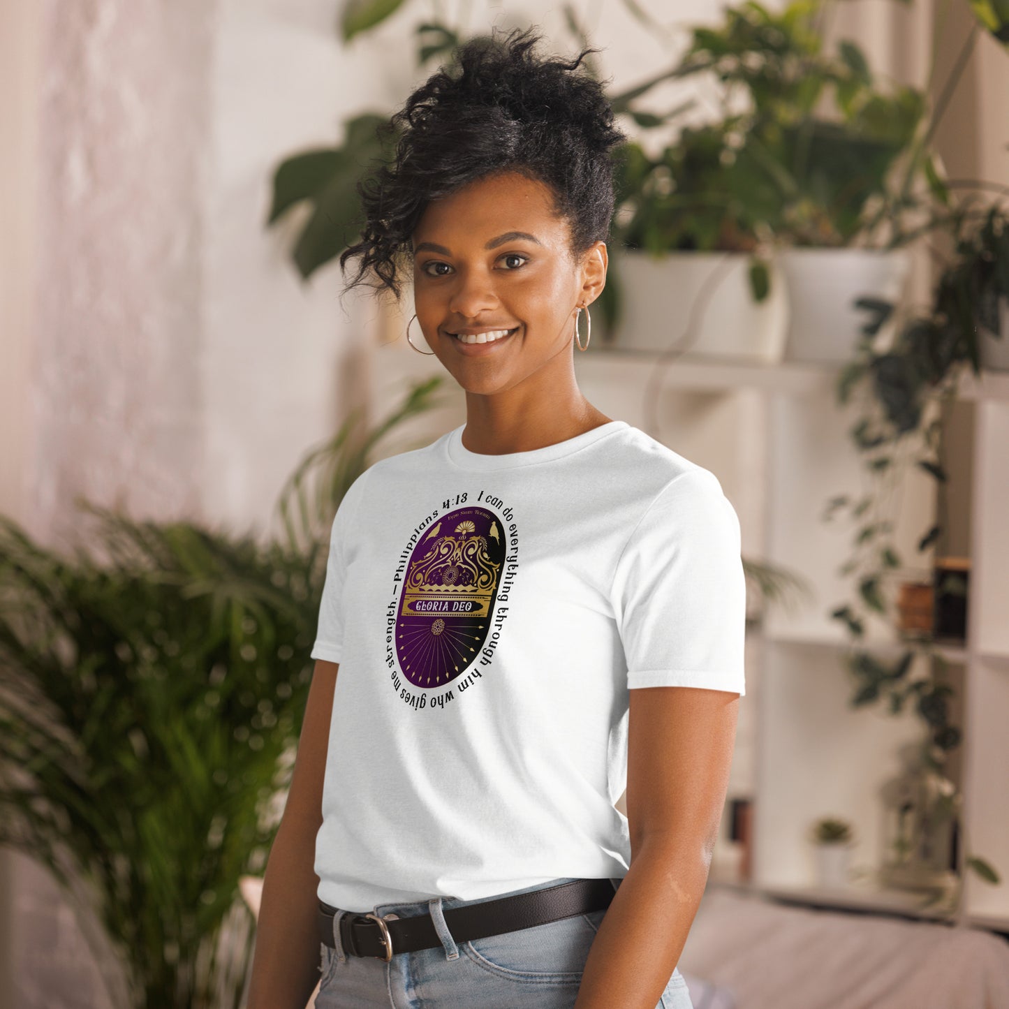 Short-Sleeve Unisex T-Shirt Christian - Soli Deo Gloria - Free Shipping