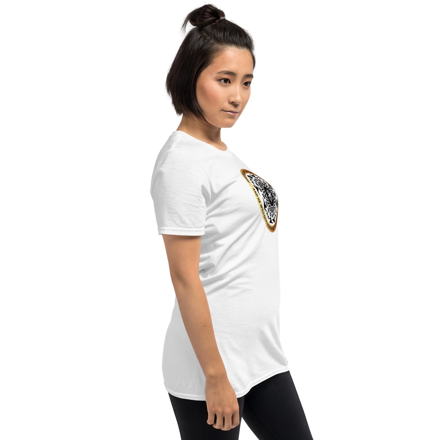 Short-Sleeve Unisex T-Shirt Kukloso Christian Psalm 37:4 Ver 3 - Free Shipping