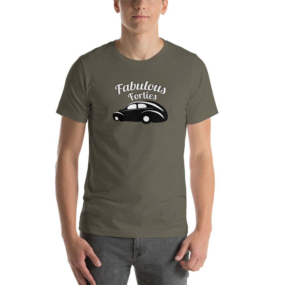 Unisex t-shirt Kukloso Fabulous Forties White - Free Shipping