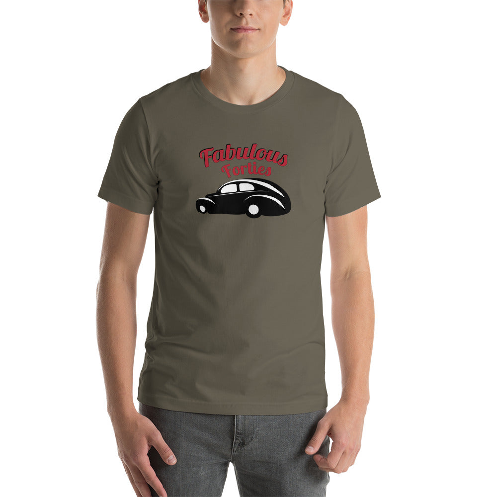 Unisex t-shirt Kukloso Fabulous Forties Red - Free Shipping