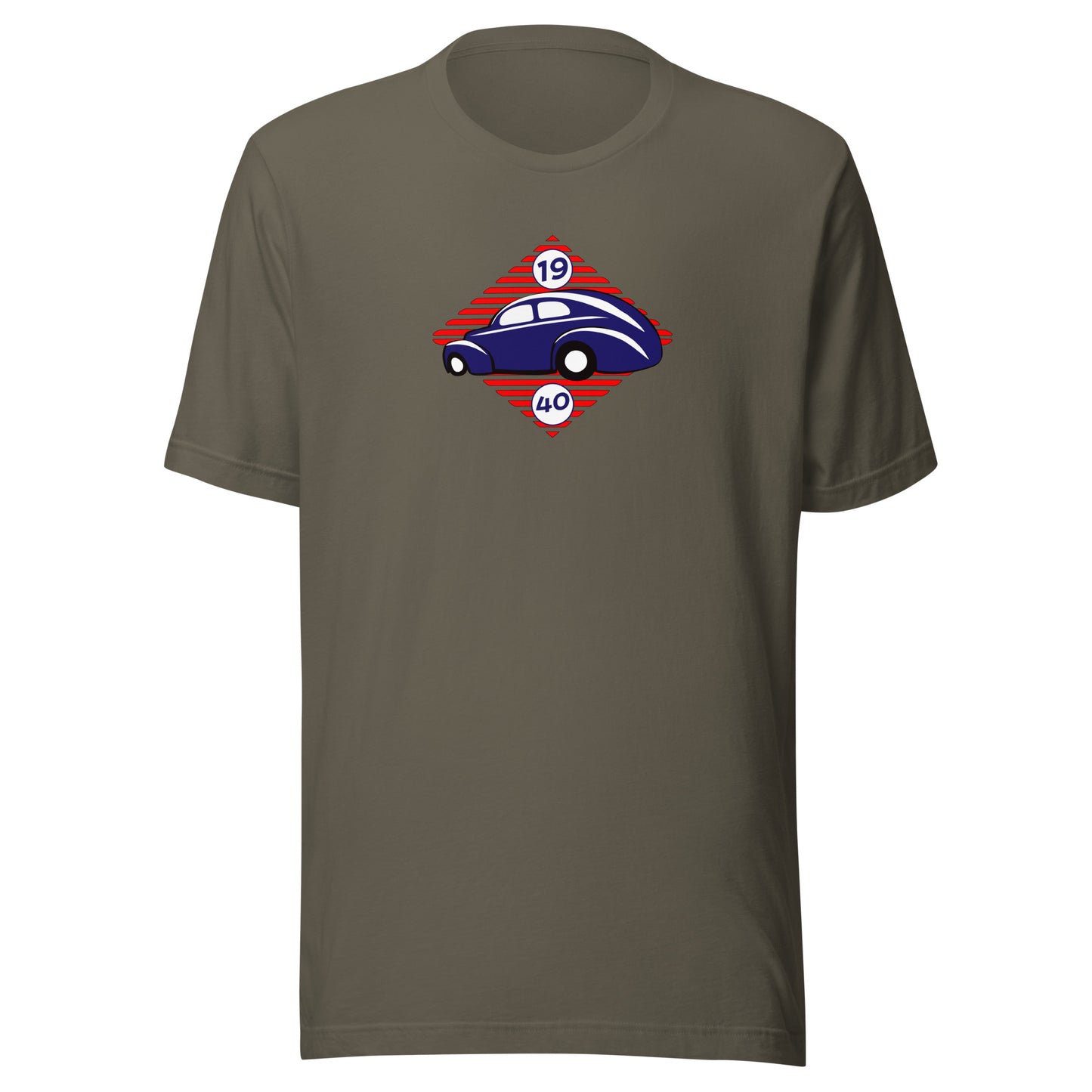 Unisex t-shirt Kukloso 1940 Red Diamond Navy No 1 - Free Shipping