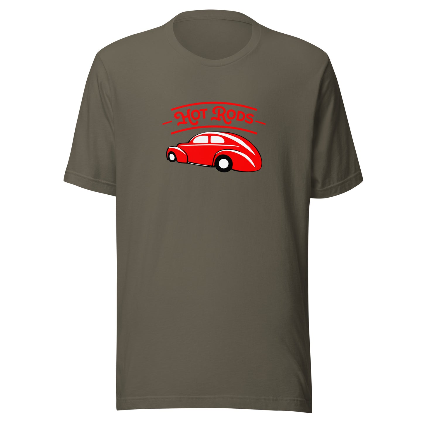 Unisex t-shirt Kukloso Hot Rods No 3 Red - Free Shipping