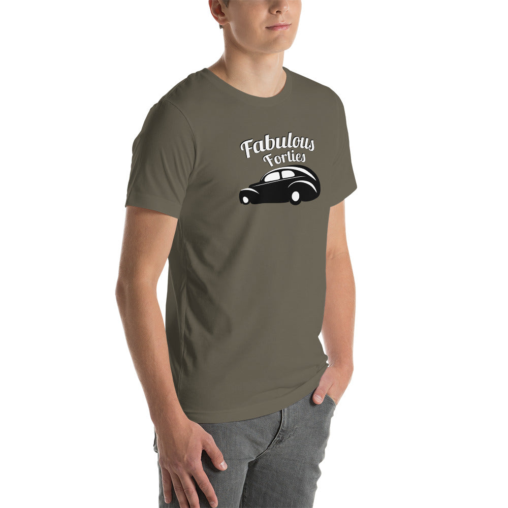 Unisex t-shirt Kukloso Fabulous Forties White - Free Shipping