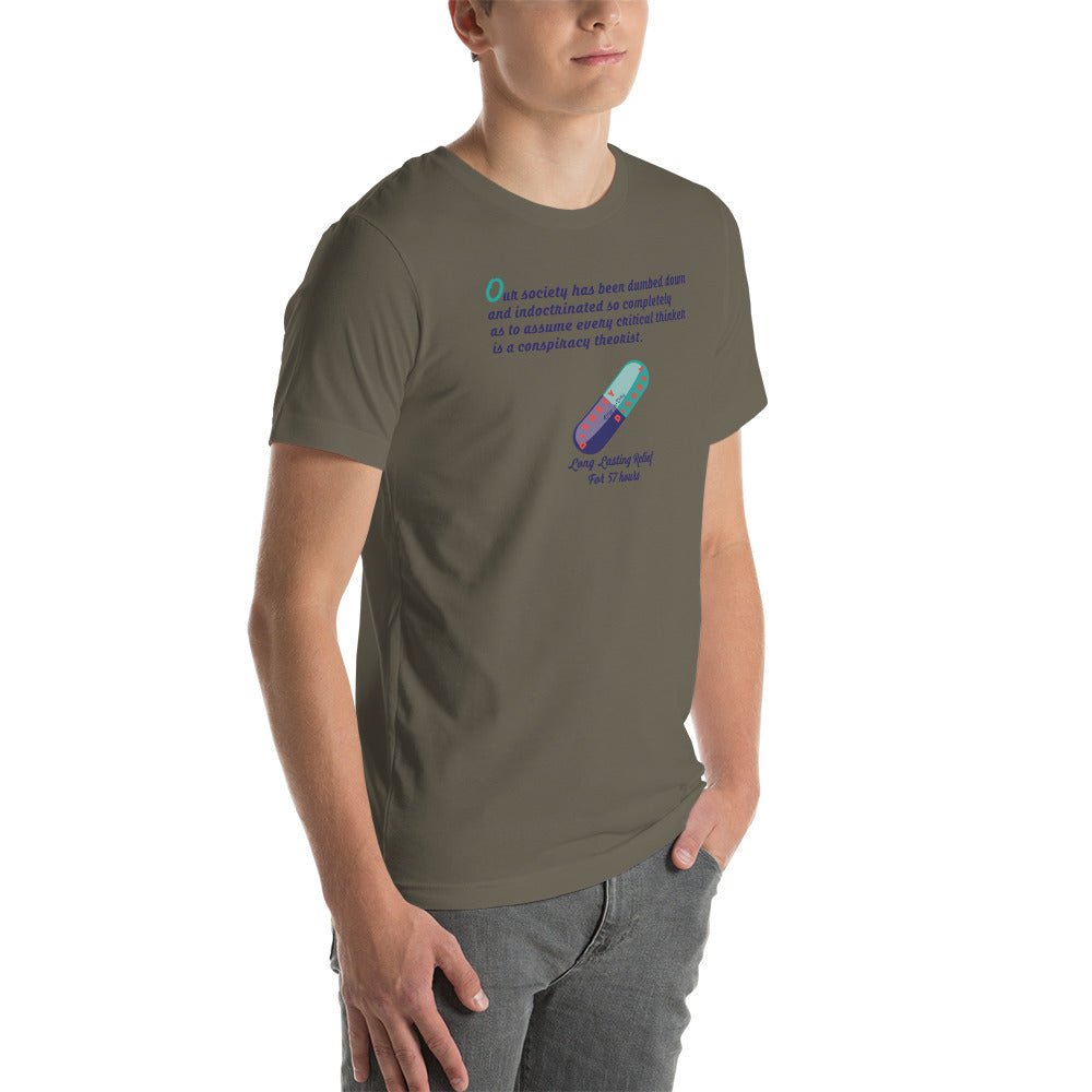 Unisex t-shirt Kukloso Disobey ' Critical thinker... ' Logo Light - Free Shipping