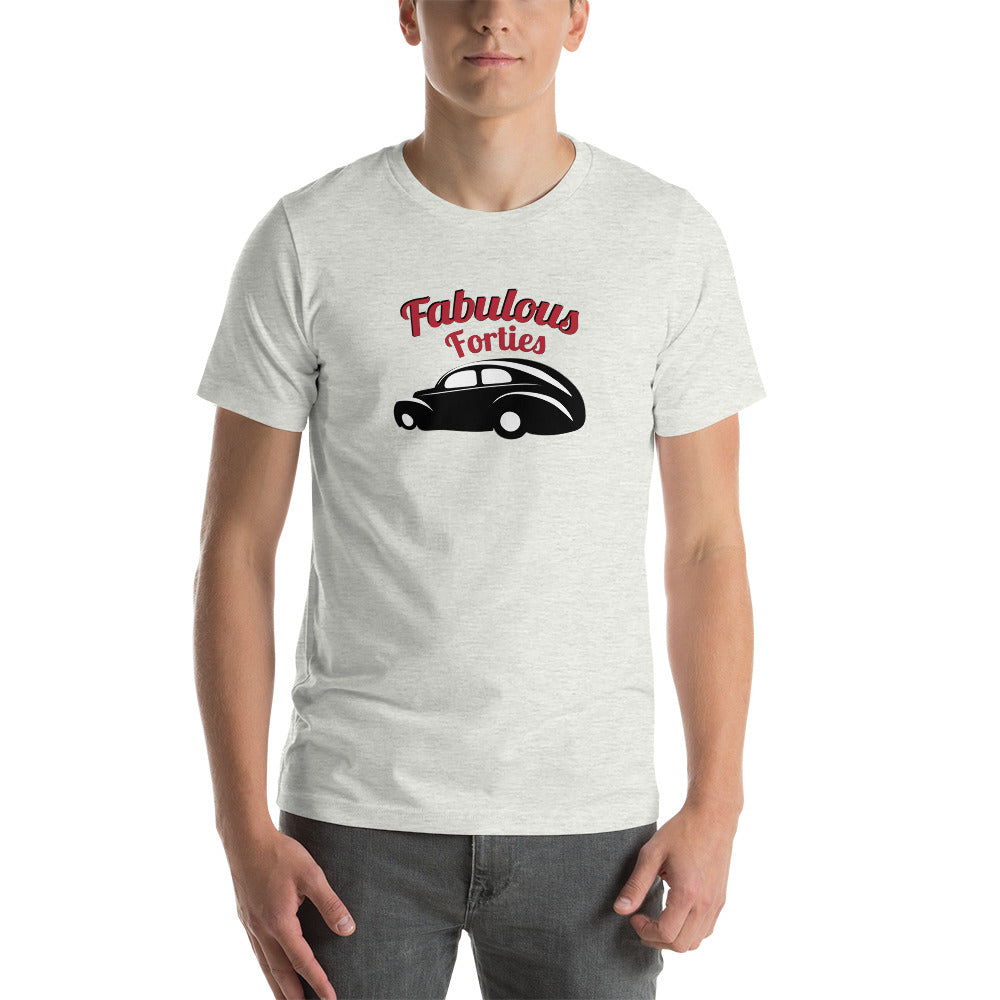 Unisex t-shirt Kukloso Fabulous Forties Red - Free Shipping