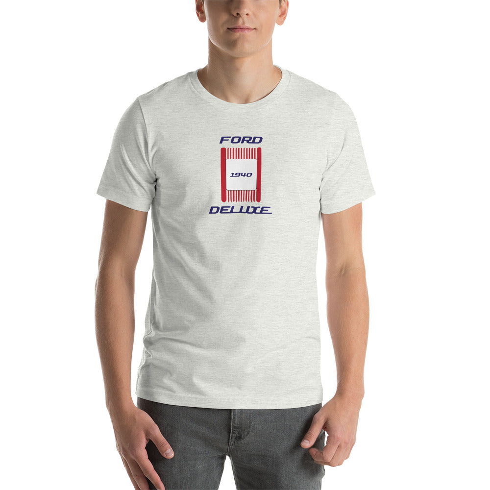 Unisex t-shirt Kukloso 1940 Ford Deluxe Parking Light Red- Light - Free Shipping