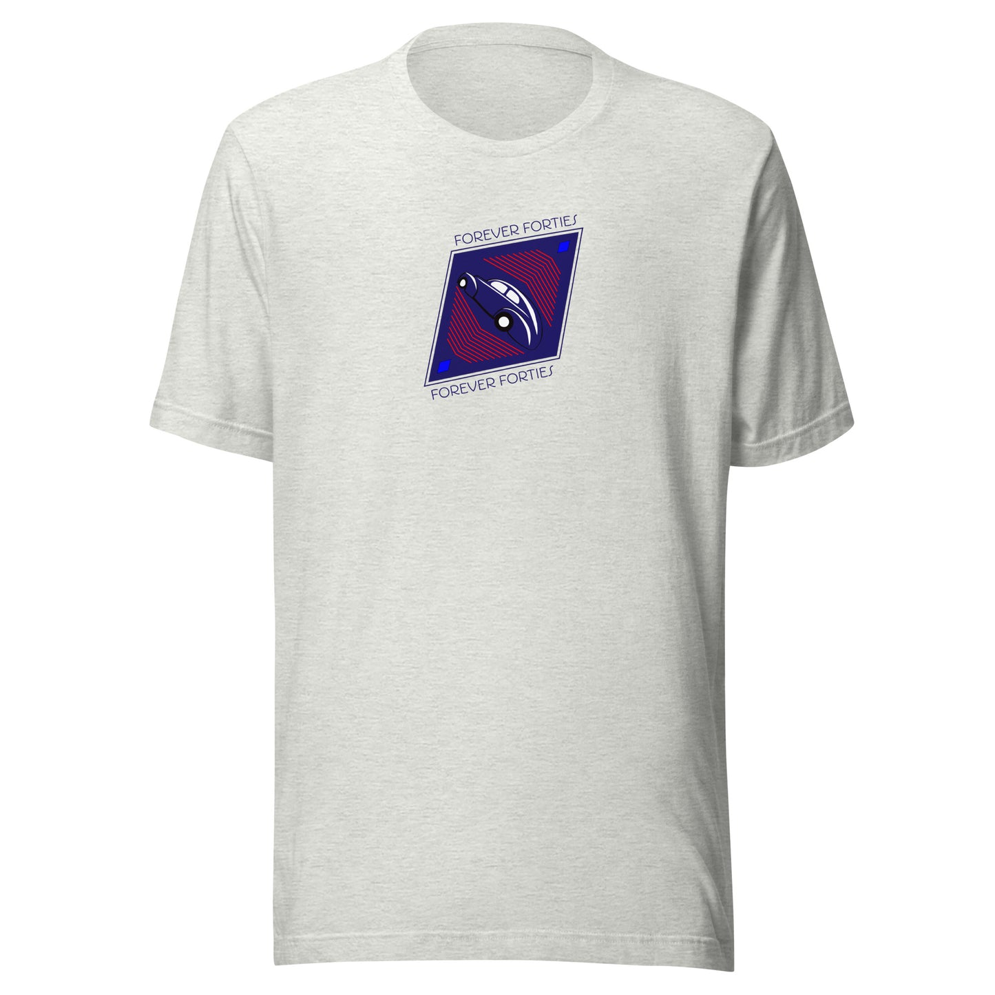 Unisex t-shirt Kukloso Forever Forties Angled Diamond Navy No 1 - Free Shipping