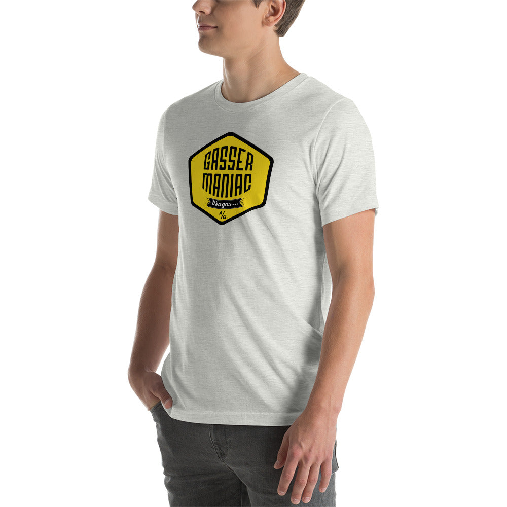 Unisex t-shirt Kukloso Gasser-Maniac Yellow - Free Shipping