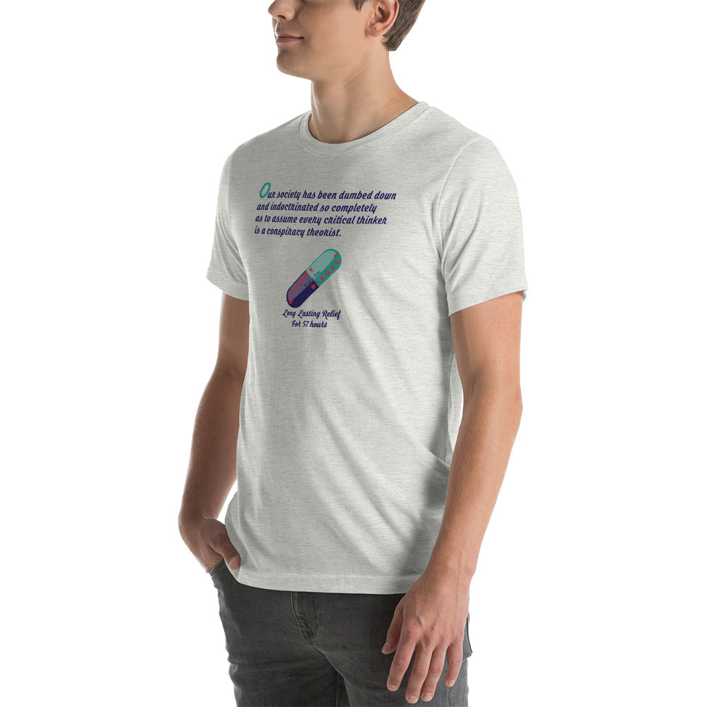 Unisex t-shirt Kukloso Disobey ' Critical thinker... ' Logo Light - Free Shipping