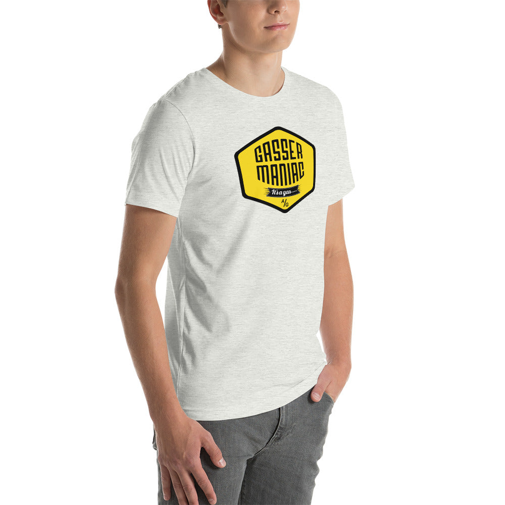 Unisex t-shirt Kukloso Gasser-Maniac Yellow - Free Shipping