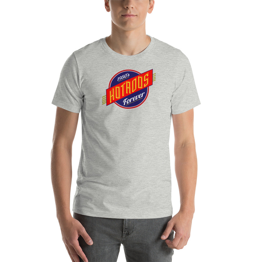 Unisex t-shirt Kukloso 1950's Hot Rods Forever No 3 - Free Shipping
