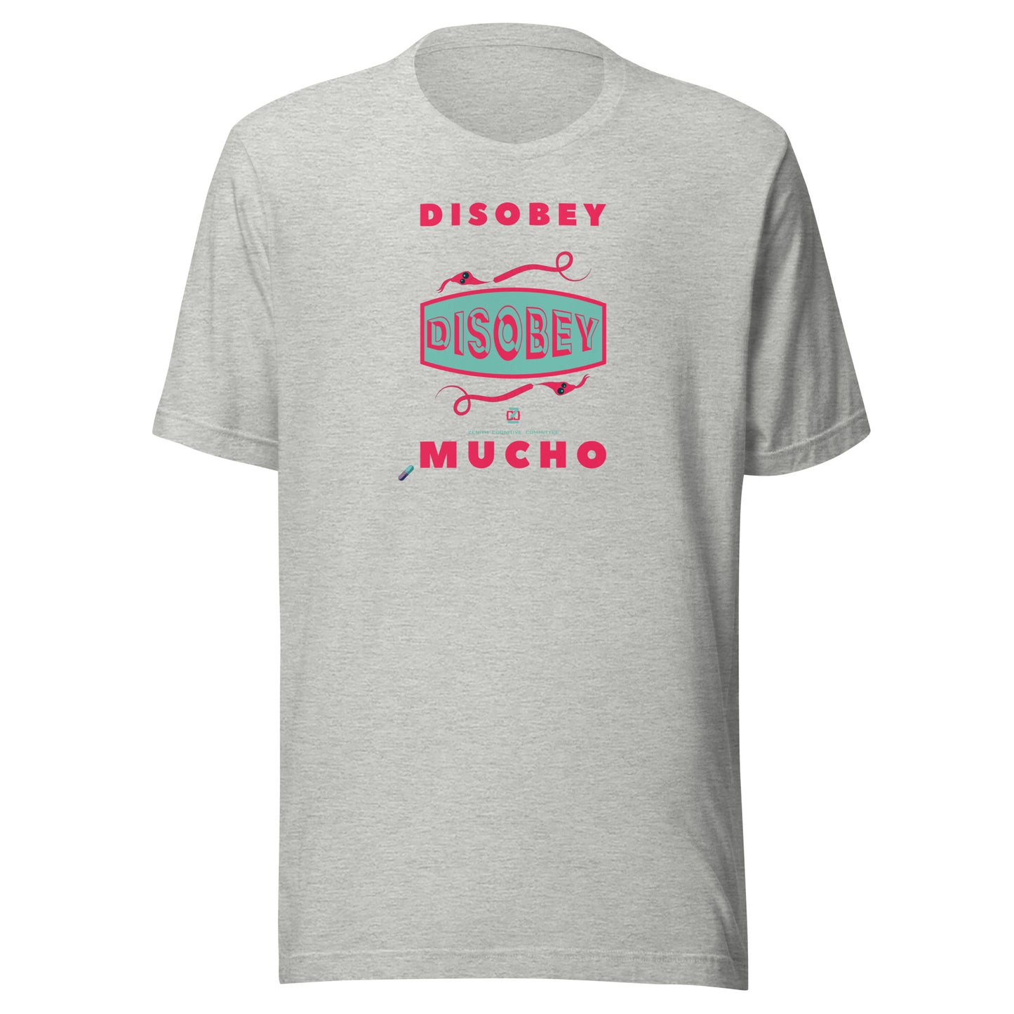 Unisex t-shirt Kukloso Disobey Mucho Logo - Free Shipping