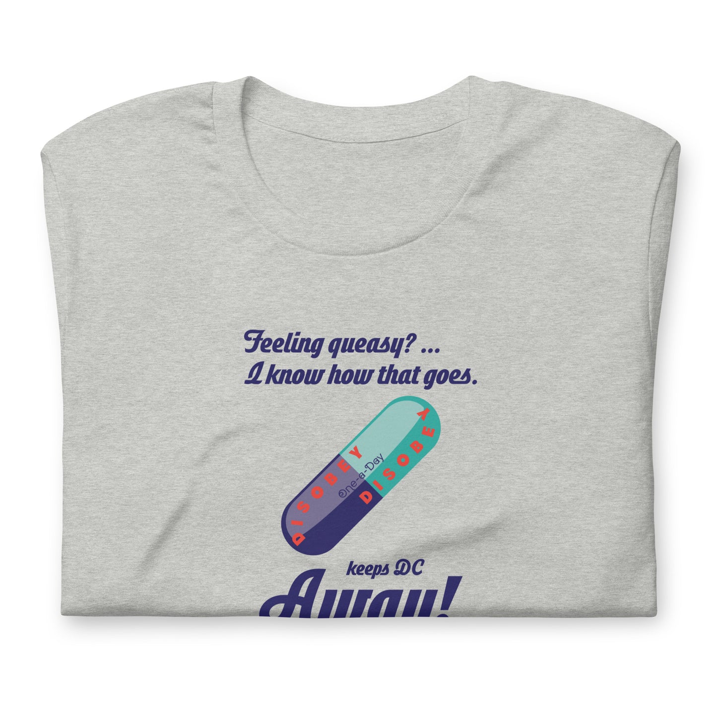 Unisex t-shirt Kukloso ' Feeling Queasy ' Light - Free Shipping