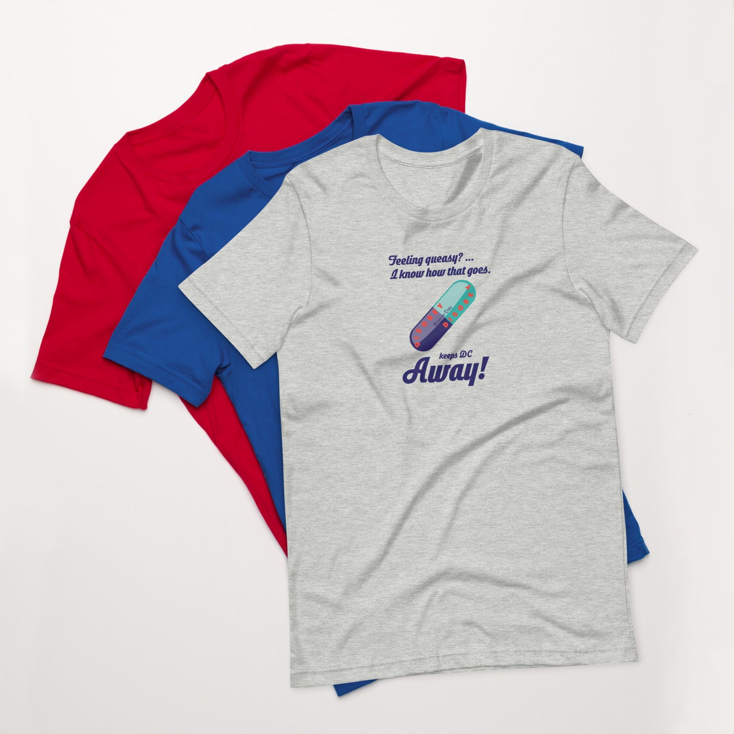 Unisex t-shirt Kukloso ' Feeling Queasy ' Light - Free Shipping