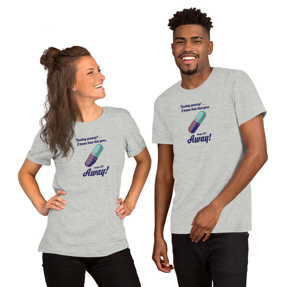 Unisex t-shirt Kukloso ' Feeling Queasy ' Light - Free Shipping